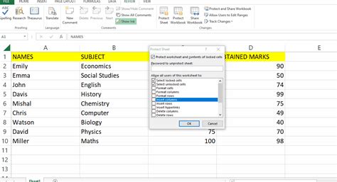 how do i keep column width fixed in excel after saving