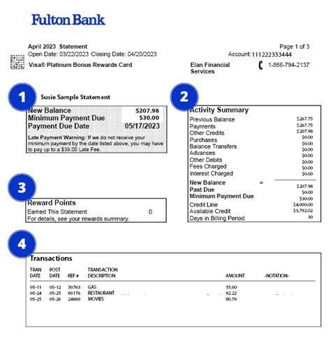 how do i know my credit card statement date