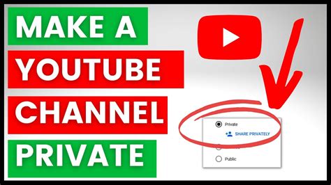 how do i make my youtube channel private