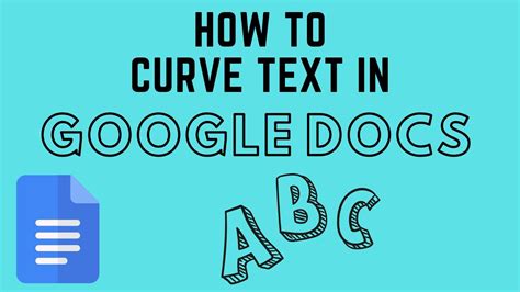 how do i make text curve in google docs