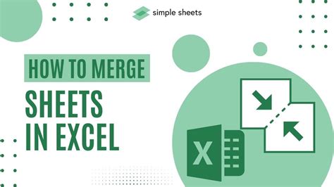 how do i merge worksheets in excel