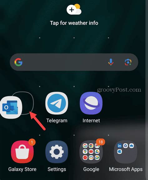 how do i move apps to home screen on android