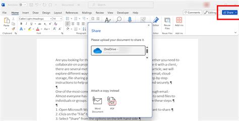 how do i open a shared document in word