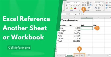how do i reference a cell value from another sheet in excel