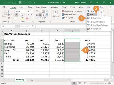 how do i remove data from multiple cells in excel