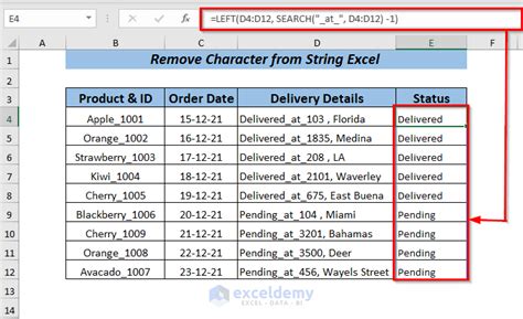 how do i remove partial text from multiple cells in excel