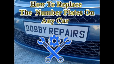How Do I Replace A Lost Number Plate