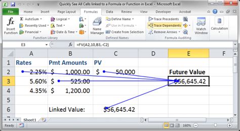 how do i see all formulas in excel