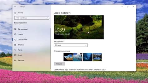 how do i set a live wallpaper on my lock screen windows 10