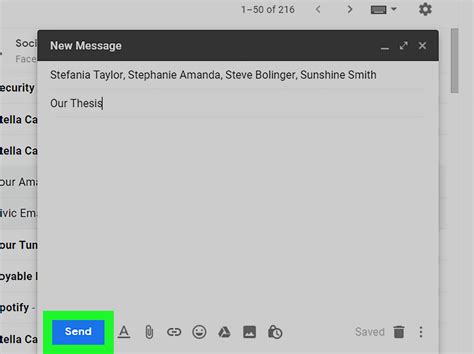 how do i set up a mailing list in gmail