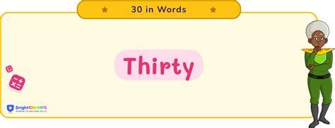 How Do I Spell 30
