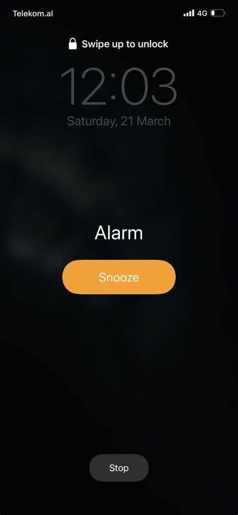 how do i stop my alarm clock from ringing