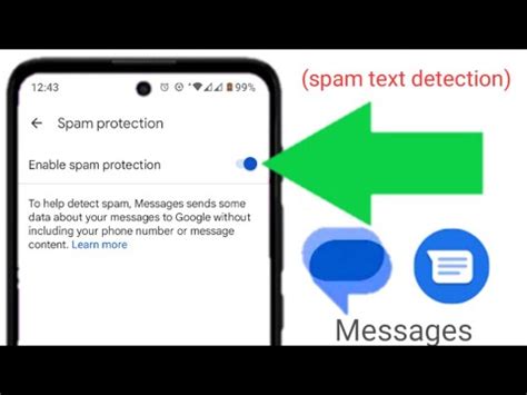how do i turn off spam notifications in google messages