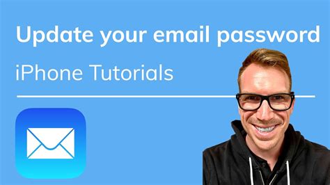 how do i update my email password in my phone