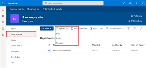 how do i upload and share a folder in sharepoint
