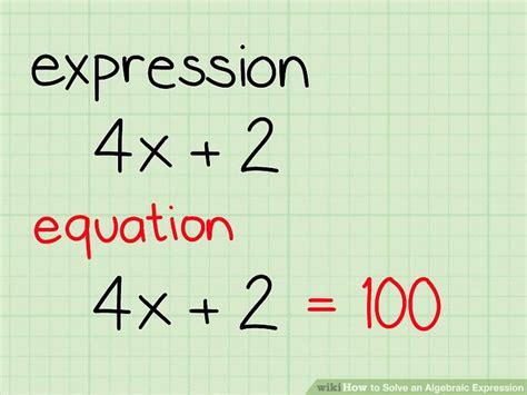 how do i write an expression in math