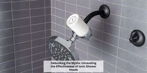 How Do Ionic Shower Heads Work