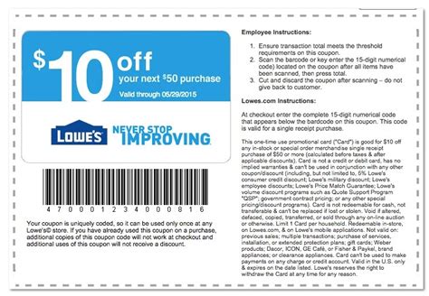 How Do Lowes Coupons Work