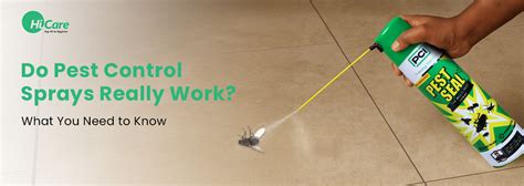 How Do Pest Control Sprays Work