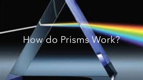 how do prisms work
