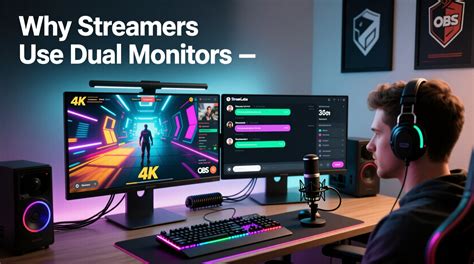 How Do Streamers Use Two Monitors