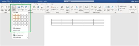How Do Tables Work In Word