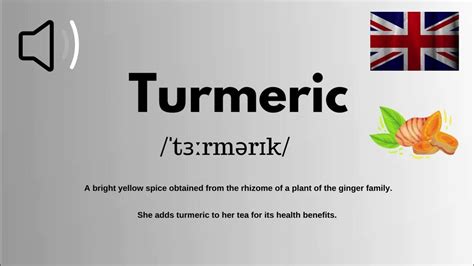 How Do The British Pronounce Turmeric