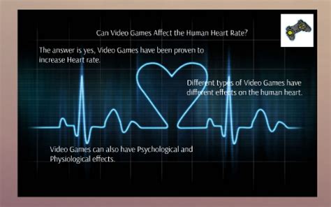 how do video games affect heart rate