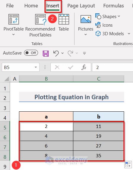 how do you add an equation in excel