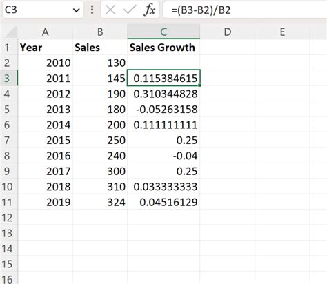 How Do You Calculate Growth In Excel
