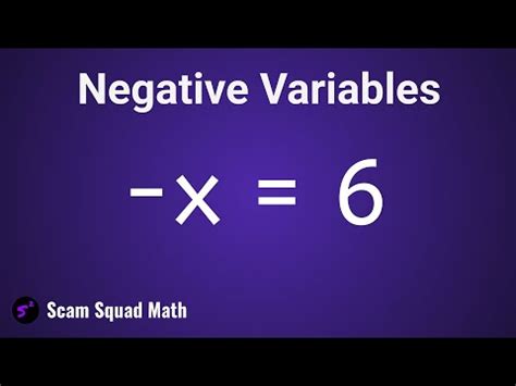 how do you change a negative variable to a positive
