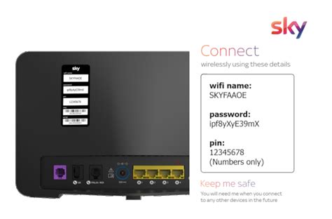 how do you change the password on your sky router
