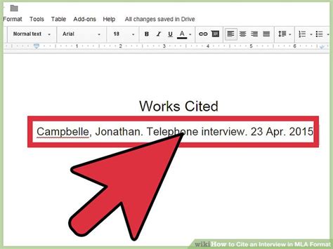 how do you cite an interview in mla format
