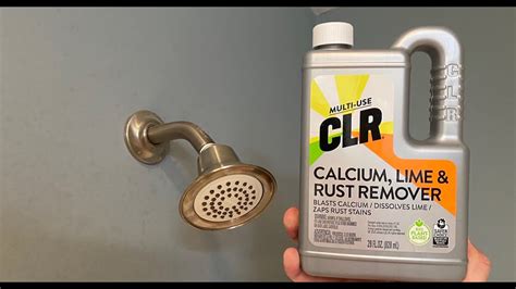 How Do You Clean Calcium Deposits From A Shower Head
