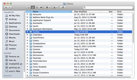 how do you clear the cache on a mac mini