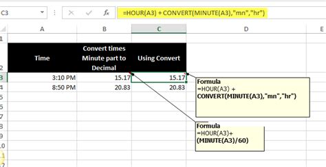 how do you convert hours and minutes to decimal in excel