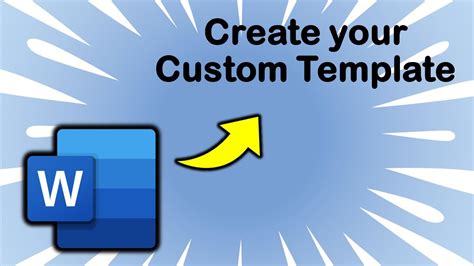 How Do You Create A Custom Template In Word