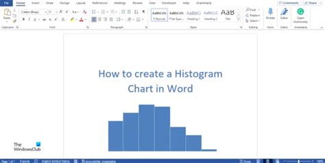 How Do You Create A Histogram In Word