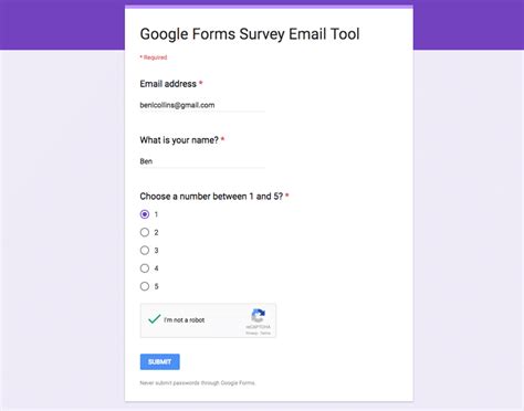 how do you create a survey using google forms