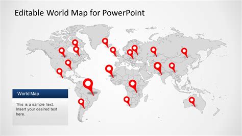how do you create a world map in powerpoint