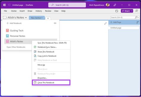 How Do You Delete A Notebook In Onenote