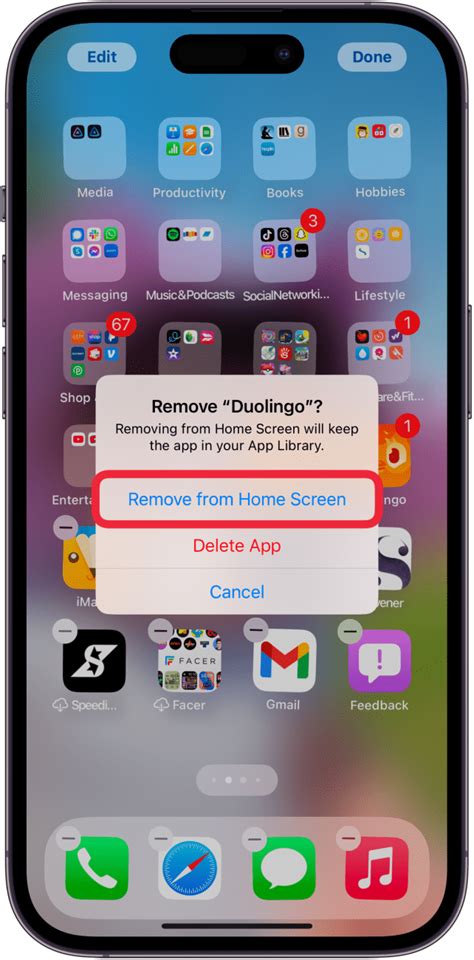 how do you delete duplicate apps on iphone