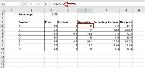 how do you display the result of a formula in excel