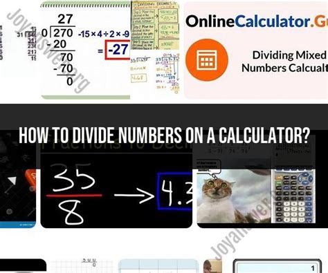 How Do You Divide In A Calculator
