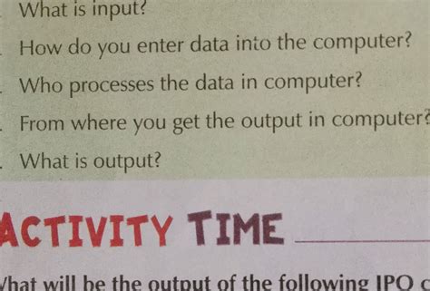 how do you enter data and instructions into the computer