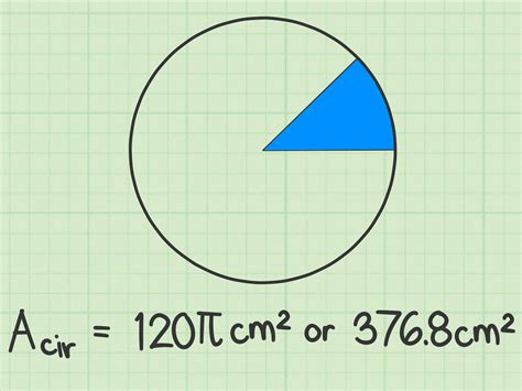 how do you find the area of a circle with the radius in terms of pi