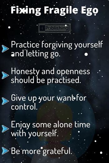 how do you fix a fragile ego