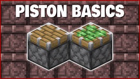 How Do You Get A Piston To Work In Minecraft
