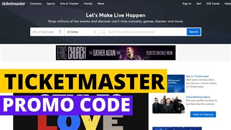 how do you get an offer code for ticketmaster