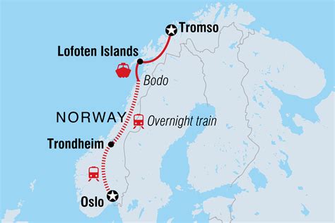 how do you get from oslo to tromso